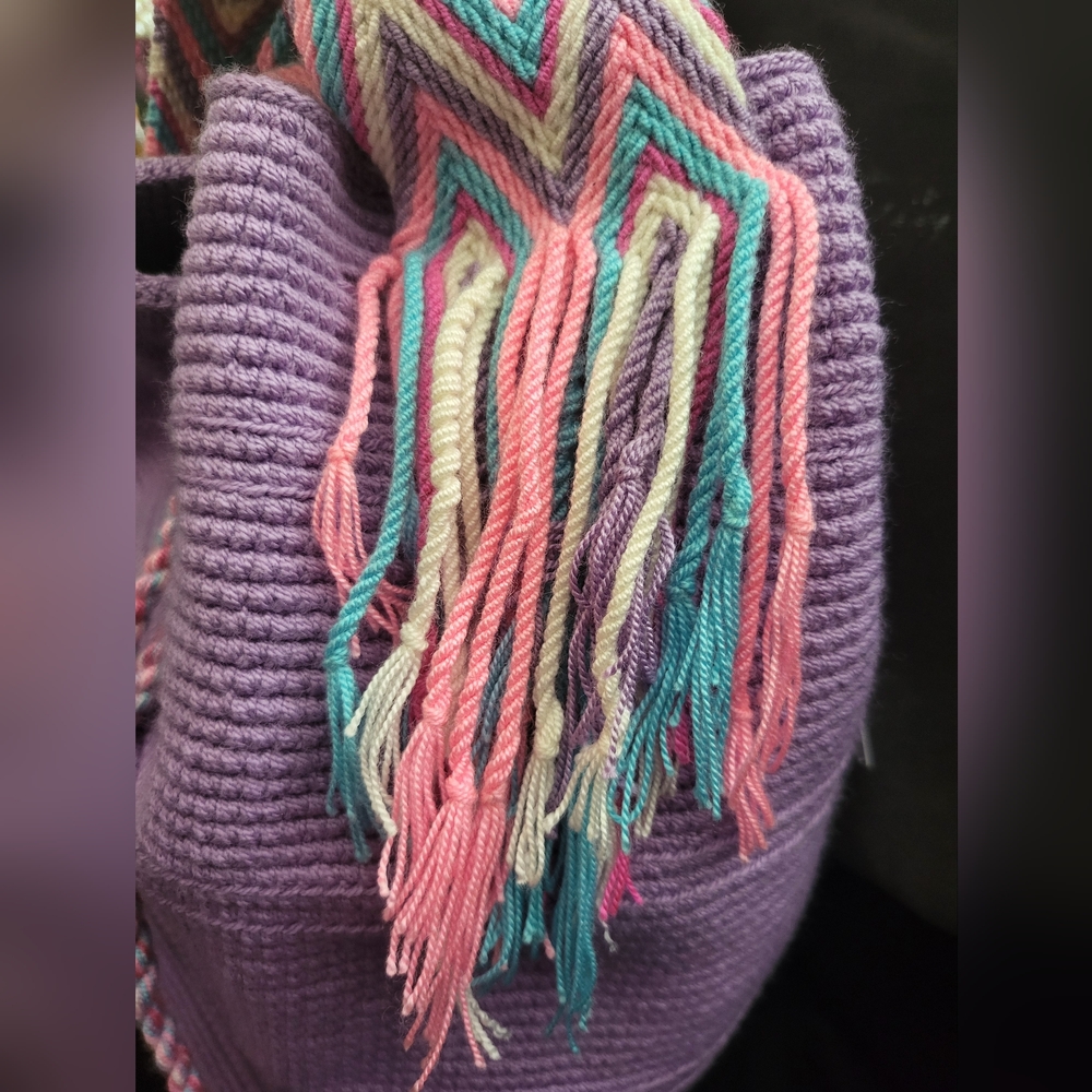 NWT Alexa's Wayuu knitted bag - Picture 9 of 14